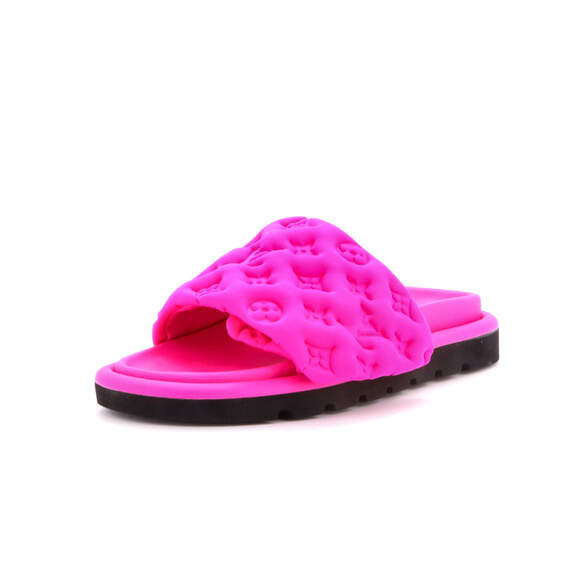 Louis Vuitton Women's Pool Pillow Comfort Mule Sandals Monogram Puffer Fabric
